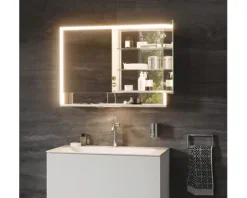 Spiegelschrank KEUCO Royal Lumos 80 x 16,5 x 73,5 cm verspiegelt 2-türig LED IP 24 713