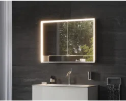 Spiegelschrank KEUCO Royal Lumos 80 x 16,5 x 73,5 cm verspiegelt 2-türig LED IP 24 713