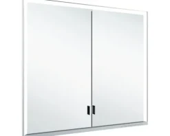 Spiegelschrank KEUCO Royal Lumos 80 x 16,5 x 73,5 cm silber 2-türig LED IP 24 Unterputz 723
