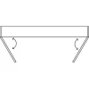 Spiegelschrank Legs 60 x 15 x 75 cm mintgrün
