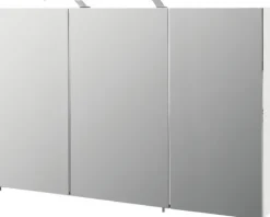 Spiegelschrank Möbelpartner Dorina 120 x 16 x 75 cm weiß 3-türig
