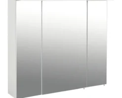 Spiegelschrank Möbelpartner Profil 80,5 x 16 x 72,3 cm weiß 3-türig
