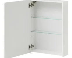 Spiegelschrank Möbelpartner Basic 50 x 15,8 x 70 cm weiß hochglanz 1-türig