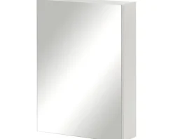 Spiegelschrank Möbelpartner Basic 50 x 15,8 x 70 cm weiß hochglanz 1-türig
