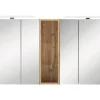 Spiegelschrank Möbelpartner Duo 140 x 16 x 75 cm eiche hell 4-türig LED