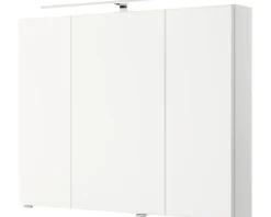 Spiegelschrank Pelipal Xpressline 4035 90 x 14,5 x 70,3 cm weiß 3-türig LED IP 44