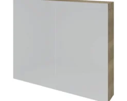 Spiegelschrank Sanox K-Line 80 x 13 x 70 cm eiche natur 2-türig