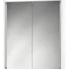 Spiegelschrank Sieper Nelma 54 x 15 x 63 cm weiß 2-türig LED IP 20