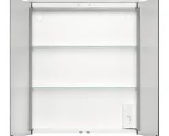 Spiegelschrank Sieper Nelma 54 x 15 x 63 cm weiß 2-türig LED IP 20