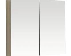 Spiegelschrank Differnz Reno 75 x 18 x 70 cm eiche 2-türig