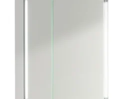 Spiegelschrank EEK A LED-Line weiß 2 trg.61 cm breit Fackelmann
