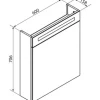 Spiegelschrank FACKELMANN B.clever 60 x 16 x 71 cm weiß 1-türig LED IP 20