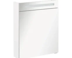 Spiegelschrank FACKELMANN B.clever 60 x 16 x 71 cm weiß 1-türig LED IP 20