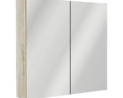 Spiegelschrank FACKELMANN Compact Line 700 x 156 x 680 mm sonoma eiche 2-türig