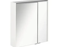 Spiegelschrank FACKELMANN Denver 60 x 16 x 68,5 cm weiß 2-türig LED IP 20