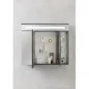 Spiegelschrank FACKELMANN Kara 80 x 22,5 x 70 cm anthrazit 3-türig LED IP 20