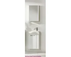 Spiegelschrank FACKELMANN LED-Line weiß 1 trg. 42,5x67 cm IP 20