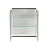 Spiegelschrank FACKELMANN TE-A 60 x 20 x 71,3 cm weiß matt 2-türig