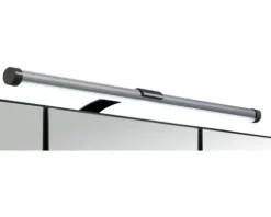 Spiegelschrank Held Möbel 100 x 20 x 66 cm dunkelgrau 3-türig 005
