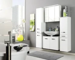 Spiegelschrank Held Möbel 70 x 20 x 66 cm weiß 3-türig 007