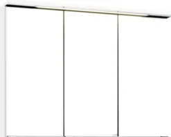 Spiegelschrank Held Möbel 90 x 20 x 66 cm weiß 3-türig 012