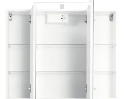 Spiegelschrank Held Möbel 80 x 20 x 66 cm weiß 3-türig LED