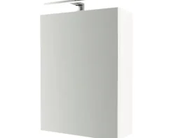 Spiegelschrank LED 1 Tür weiß 45x60 cm IP 44 (fremdkörper- und spritzwassergeschützt)