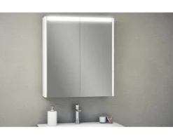 Spiegelschrank LED 67x60x15 cm IP 44 (fremdkörper- und spritzwassergeschützt)