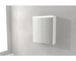Spiegelschrank LED 67x60x15 cm IP 44 (fremdkörper- und spritzwassergeschützt)