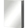 Spiegelschrank Möbelpartner Basic 50 x 15,8 x 70 cm anthrazit 1-türig