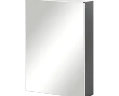 Spiegelschrank Möbelpartner Basic 50 x 15,8 x 70 cm anthrazit 1-türig