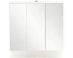 Spiegelschrank Möbelpartner Flag 65 x 16 x 71,4 cm weiß 3-türig LED