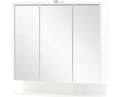 Spiegelschrank Möbelpartner Flag 65 x 16 x 71,4 cm weiß 3-türig LED