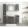 Spiegelschrank pelipal Capri Saskia I 65 cm Quarzgrau matt