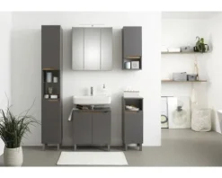 Spiegelschrank pelipal Capri Saskia I 65 cm Quarzgrau matt