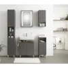 Spiegelschrank Pelipal Capri 80 x 16 x 70 cm grau 3-türig