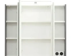 Spiegelschrank Pelipal Capri 80 x 16 x 70 cm grau 3-türig