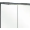 Spiegelschrank Pelipal Cesa III 115 x 20 x 72 cm graphit streifen quer 3-türig LED IP 44