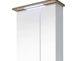 Spiegelschrank Pelipal Cesa I 65 x 20 x 72 cm weiß hochglanz 2-türig LED IP 44