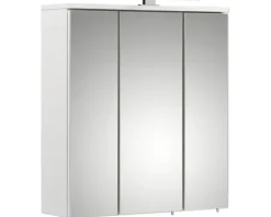Spiegelschrank Pelipal Gela 65 x 20 x 72 cm weiß 3-türig LED IP 44