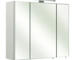 Spiegelschrank Pelipal Grado 70 x 20 x 60 cm weiß 3-türig LED IP 44
