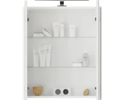 Spiegelschrank Pelipal Xpressline 4035 60 x 14,5 x 70,3 cm weiß 2-türig LED IP 44