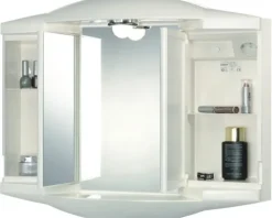 Spiegelschrank Sieper Chico GL silbermetallic 62x52 cm