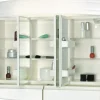Spiegelschrank Sieper Topas 60 x 18 x 53 cm weiß 3-türig LED IP 20