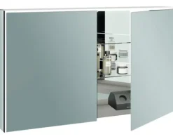 Spiegelschrank SPACE 120x70cm, LED verspiegelt schwarz