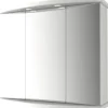 Spiegelschrank 3-türig 77x65,5cm weiß