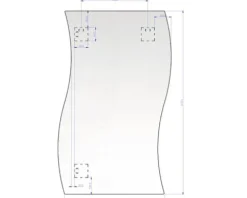 Spiegel Wing 110 x 60 cm