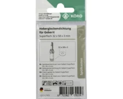 Spülkastenscheibe 32 x 58 x 3 mm für Geberit Superflach