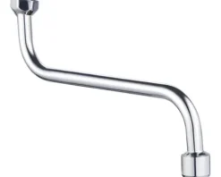 S-Rohrauslauf SUBRA 200 mm 1/2" verchromt