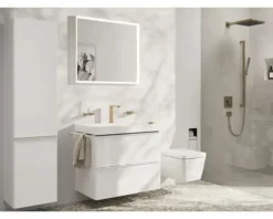 Stabhandbrause hansgrohe Pulsify E 100 1jet EcoSmart+ eckig 26 x 40 mm brushed bronze 24320140